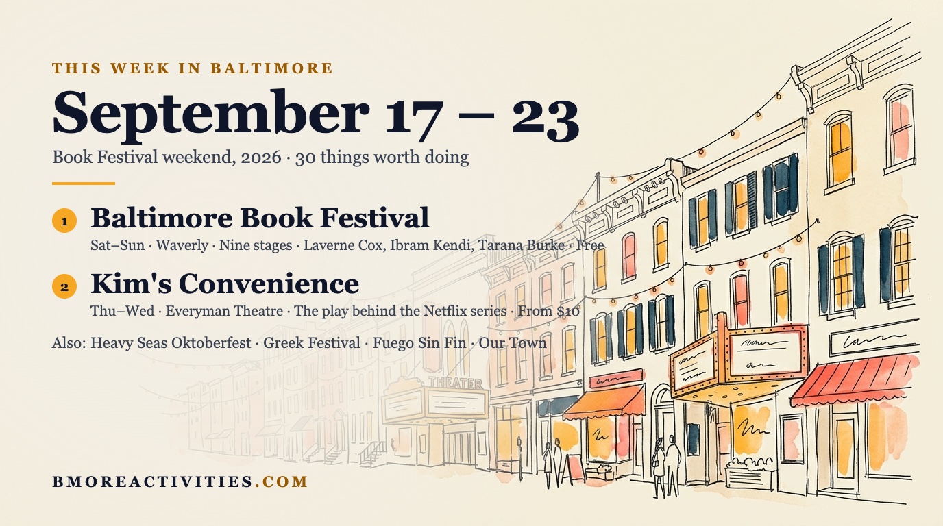 Top events for September 17 - September 23, 2026